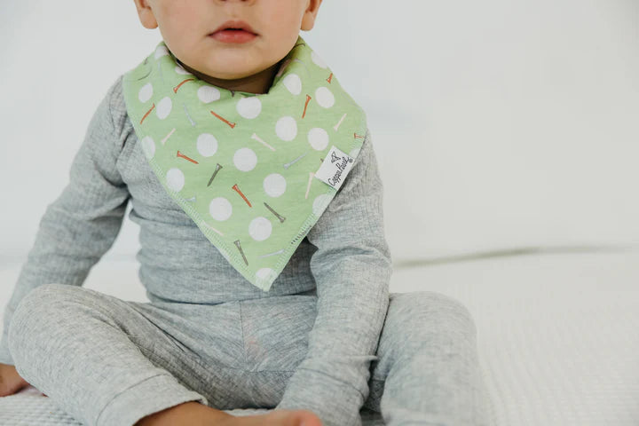 Copper Pearl - Bogey Baby Bandana Bib Set