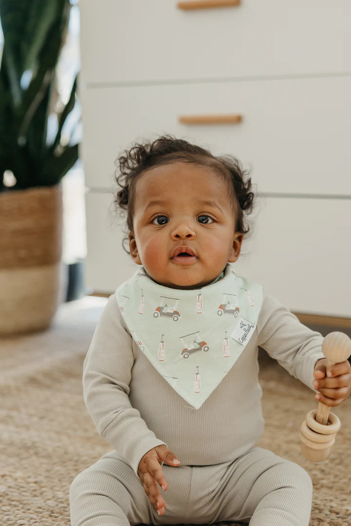 Copper Pearl - Bogey Baby Bandana Bib Set