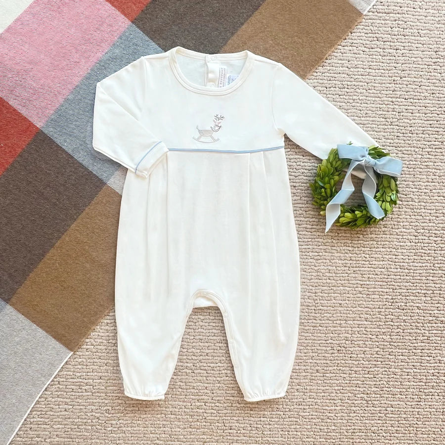 TBBC - Bradford Romper Palmetto Pearl/Barrington Blue