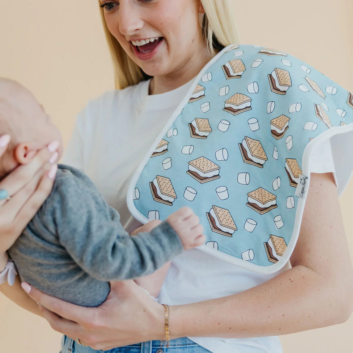 Copper Pearl - Bridger Burp Cloth Set