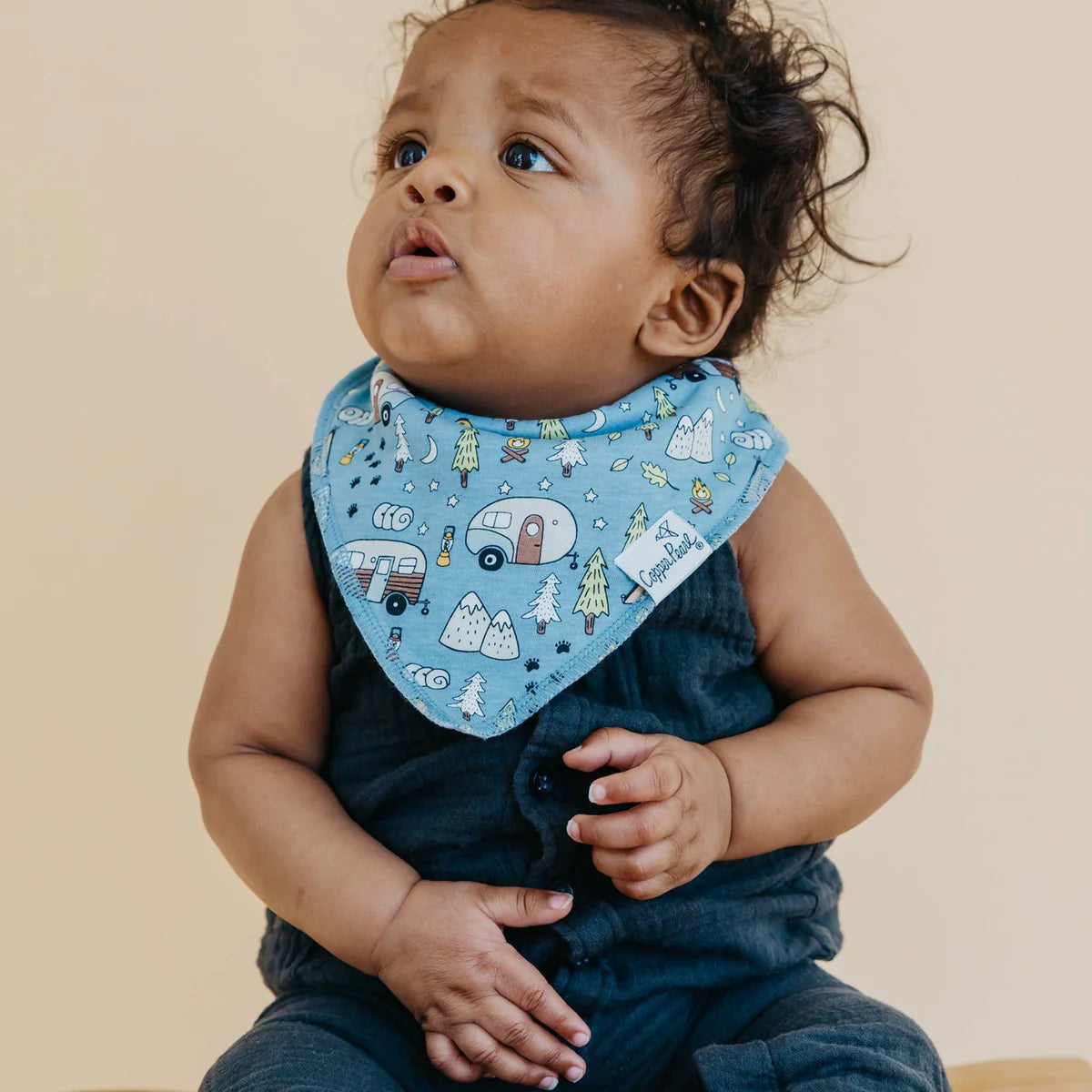 Copper Pearl - Bridger Bandana Bib Set