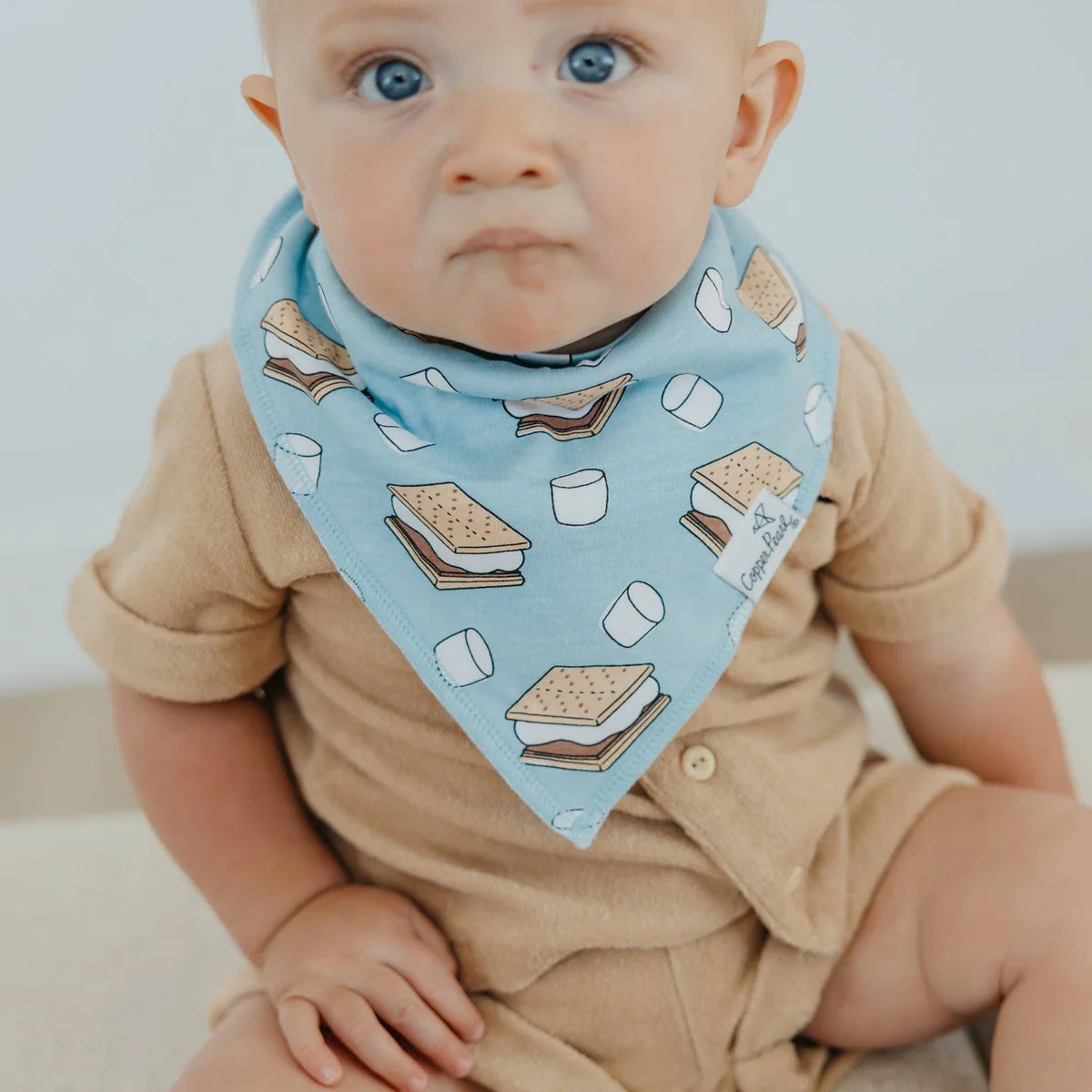 Copper Pearl - Bridger Bandana Bib Set