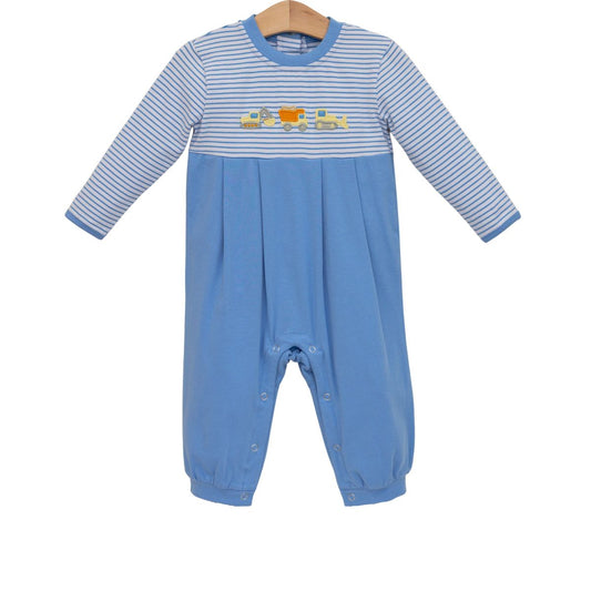 Trotter Street | Construction Trucks Romper