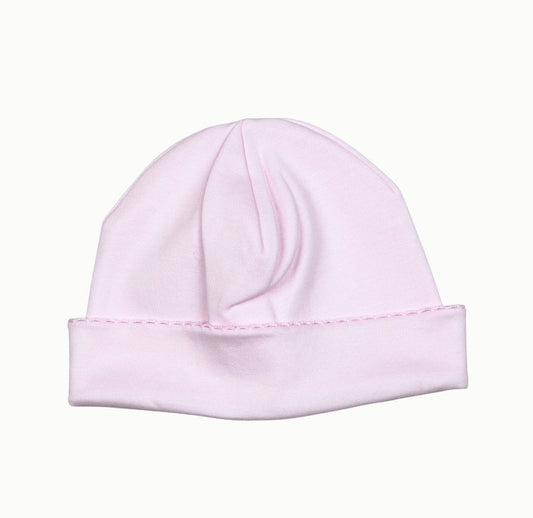 Baby Loren | Pink Picot Trim Hat