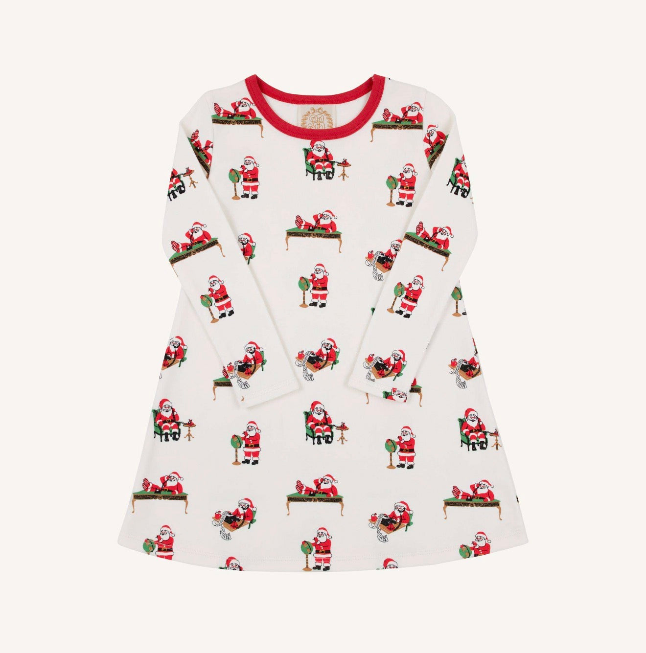 TBBC | LS Polly Play Dress - Serious Santa Business