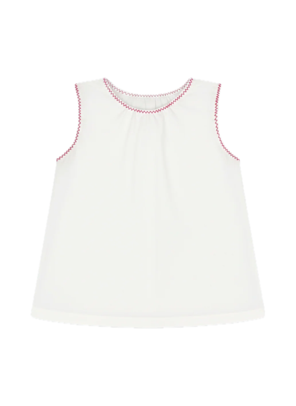 SET Proper | Bethany Blouse - Sterling White/Hot Pink