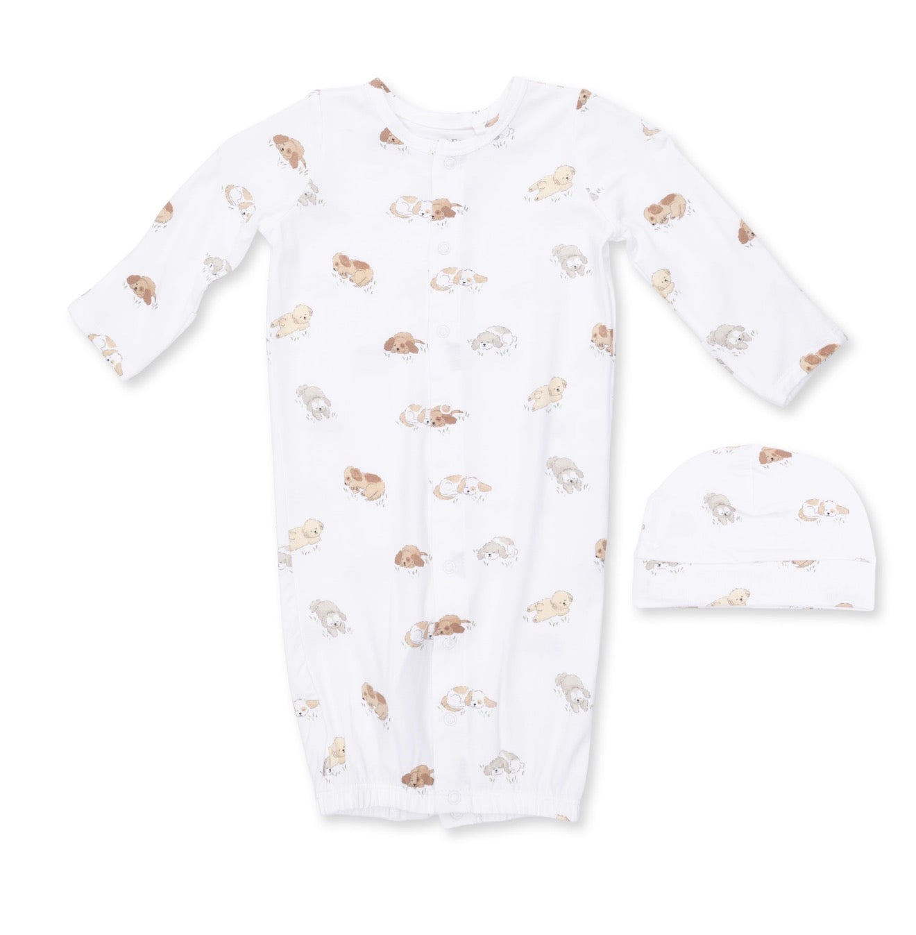 Angel Dear | Puppy Snuggles Club Convertible Gown + Hat