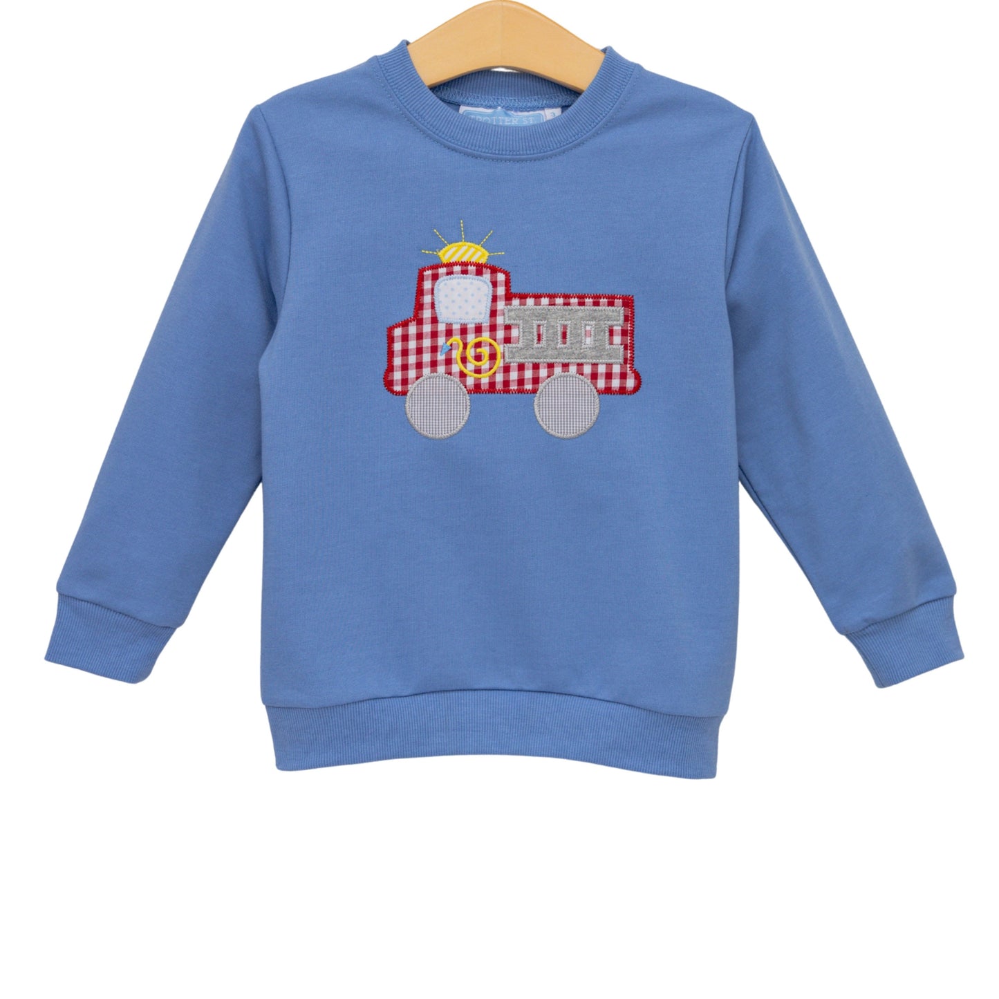 Trotter Street | French Terry Pullover - Fire Truck