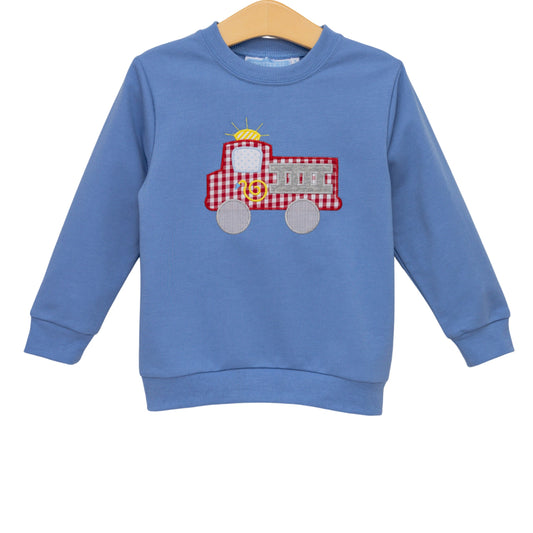 Trotter Street | French Terry Pullover - Fire Truck