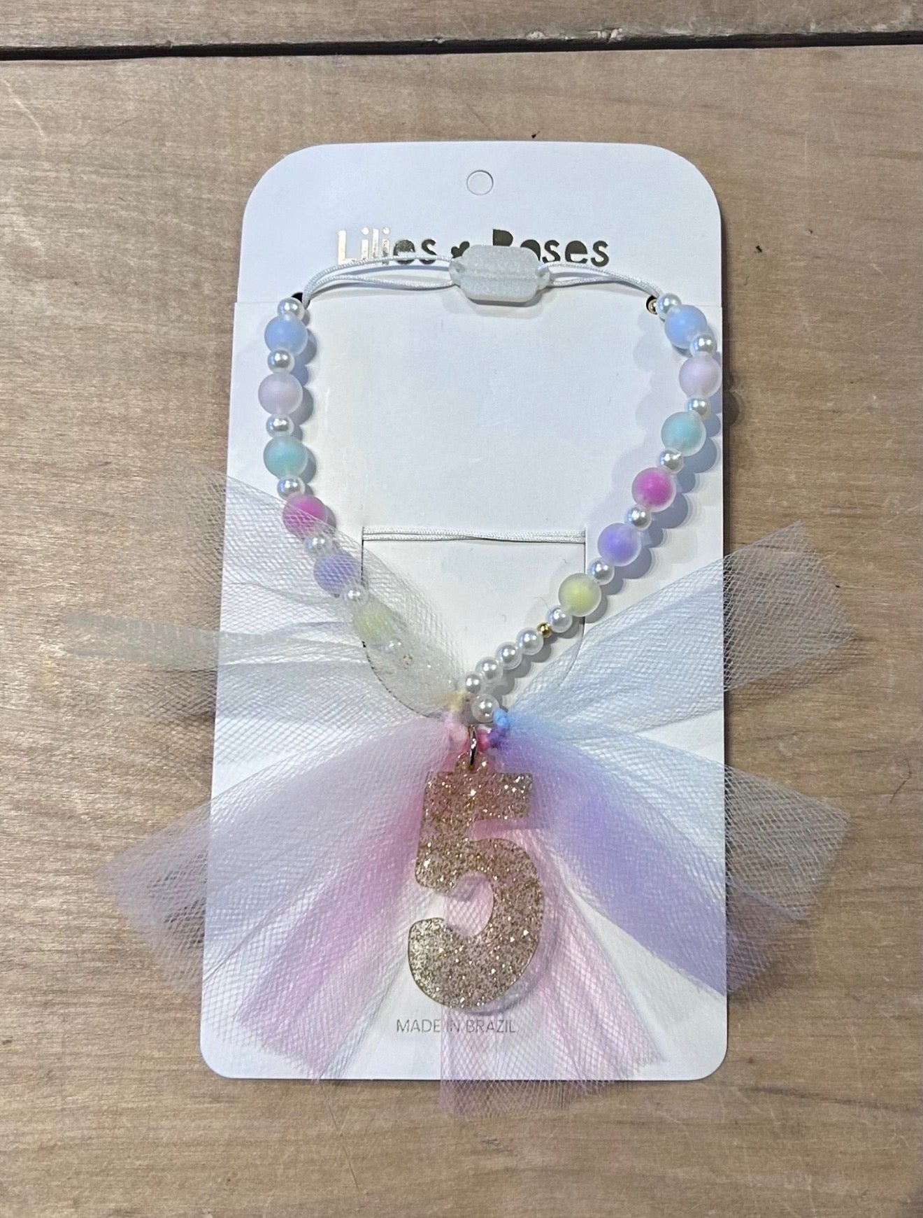 Lilies & Roses | Birthday Girl Number Necklace