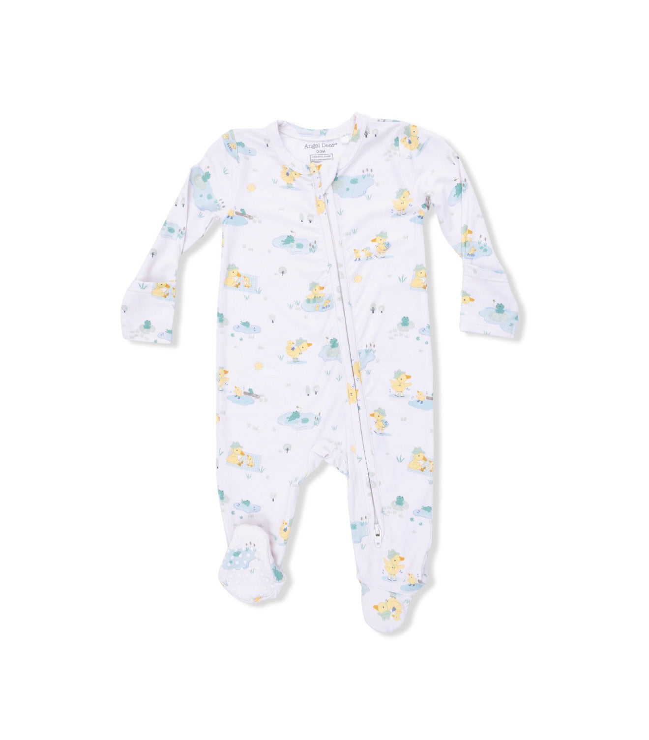 Angel Dear | Frog & Duck Pond 2-Way Zipper Footie