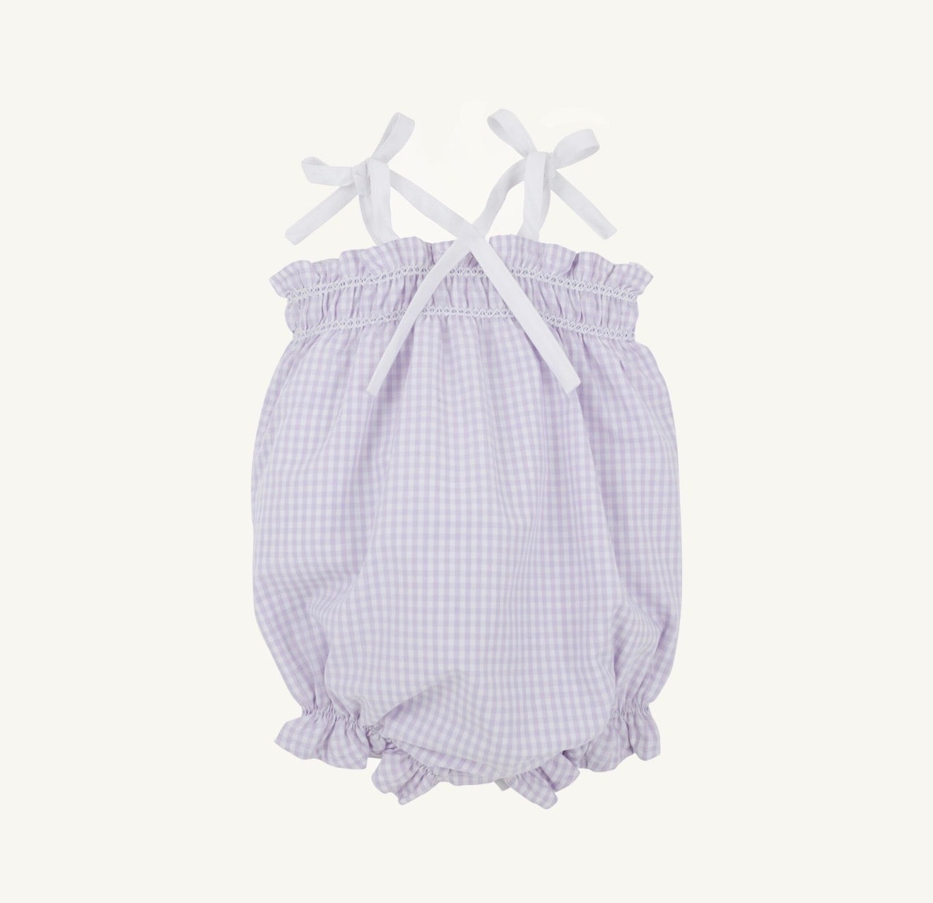 TBBC | Rosey Romper - Lauderdale Lavender Gingham