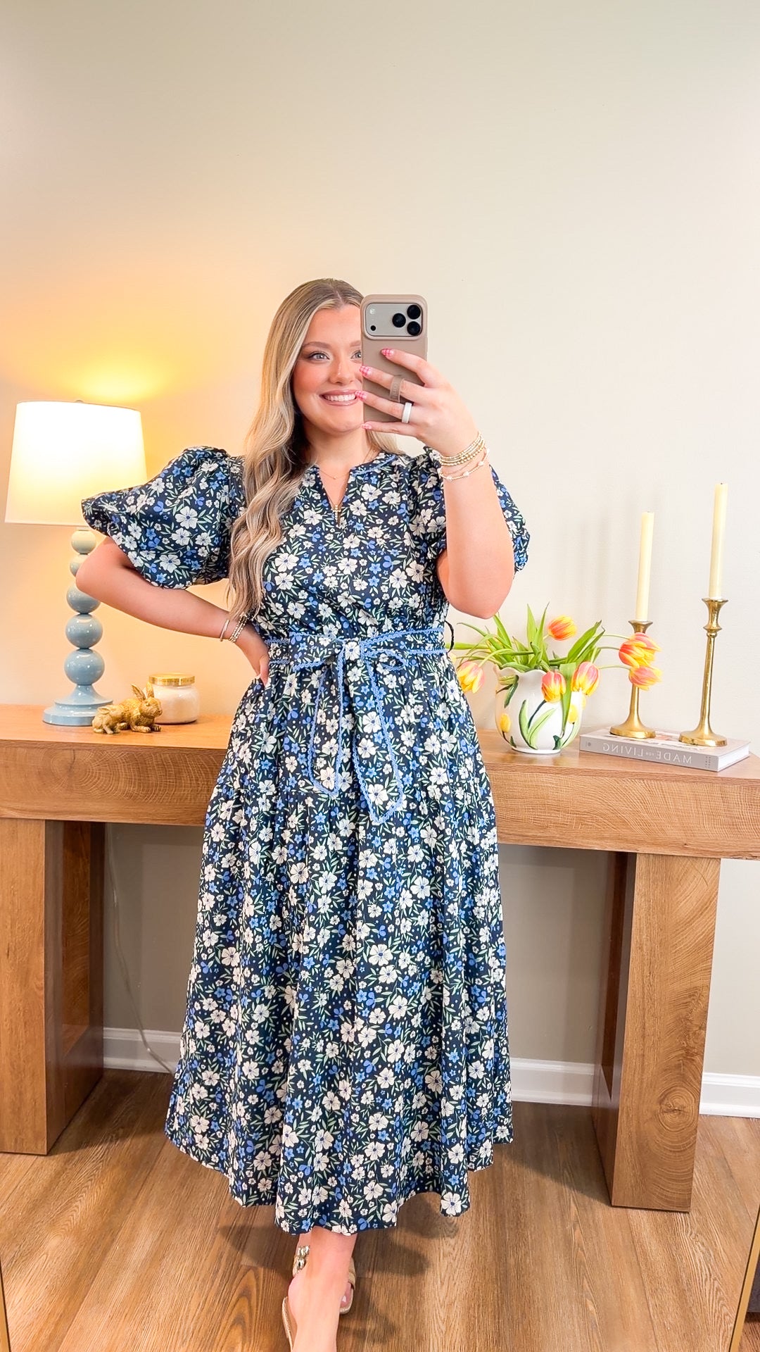 Layla Floral Midi Dress