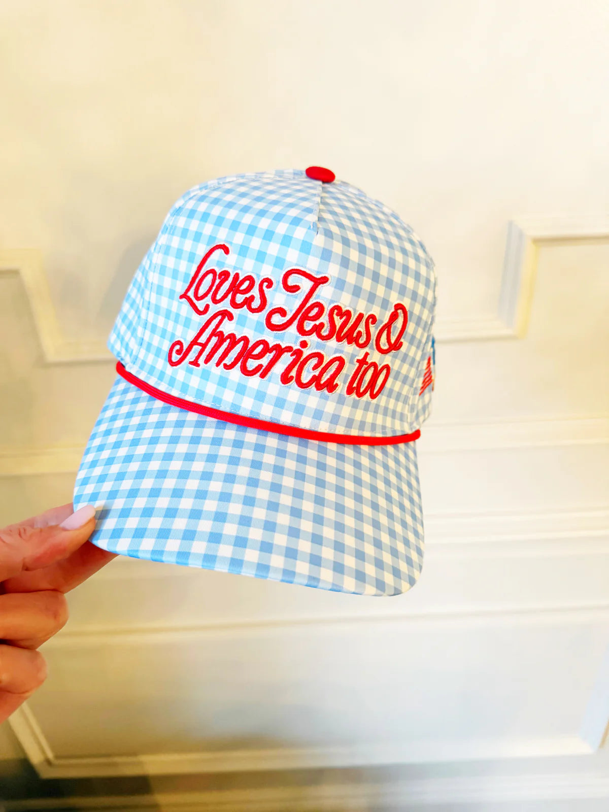 Loves Jesus & America Too Hat