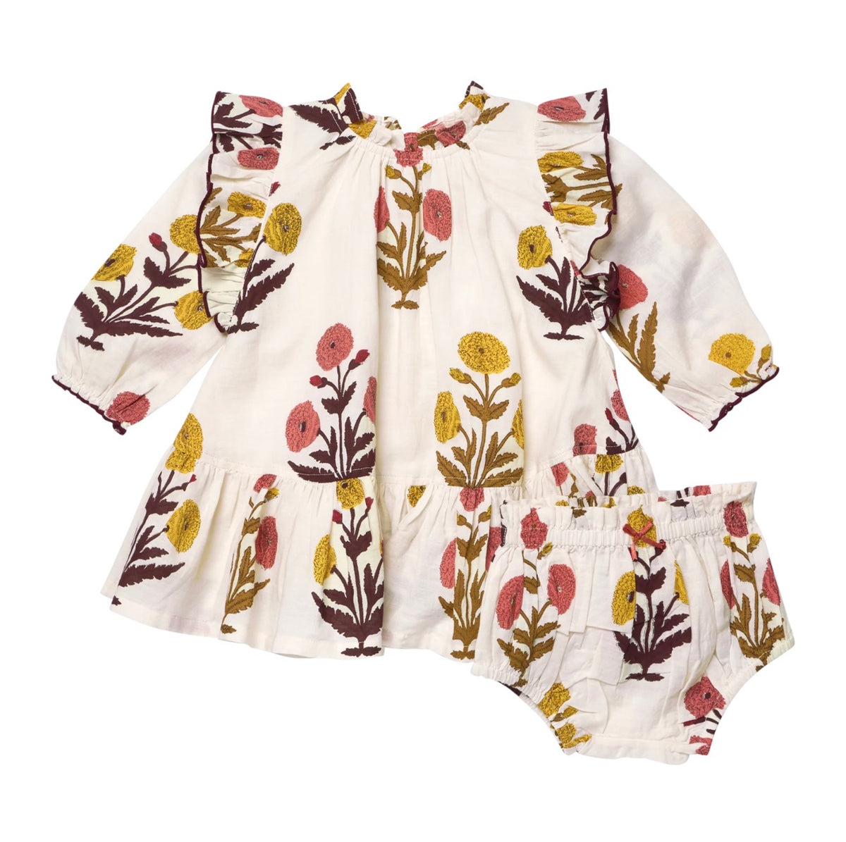 Pink Chicken | Harper Dress Set - Harvest Dandelion