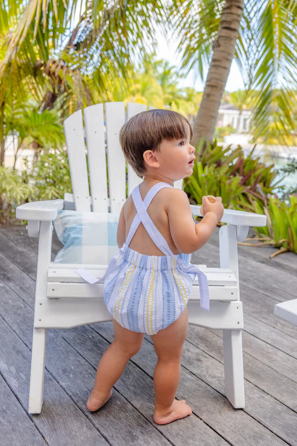 TBBC | Sayre Sunsuit - SoBro Seersucker