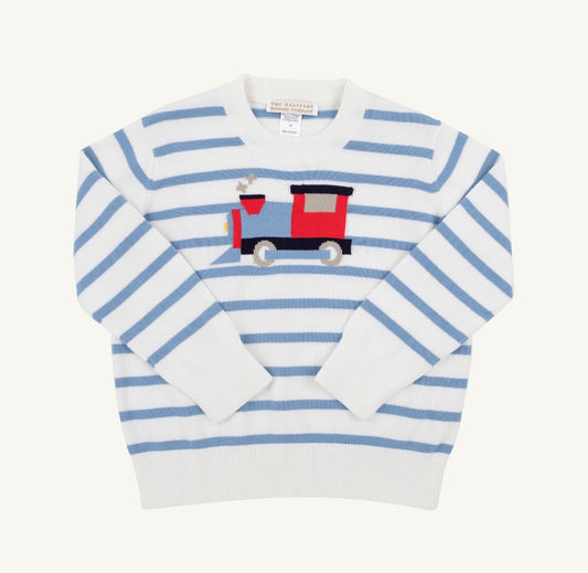 TBBC | Isaac’s Intarsia Sweater - Train