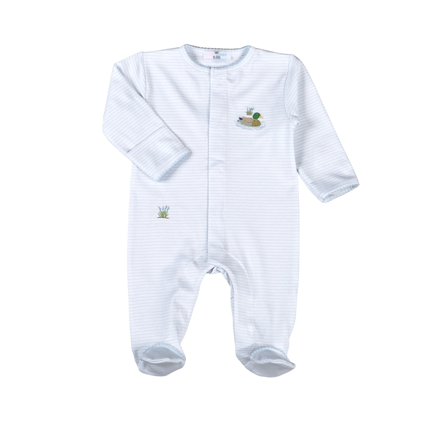 Baby Loren | Blue Mallard Duck Footie