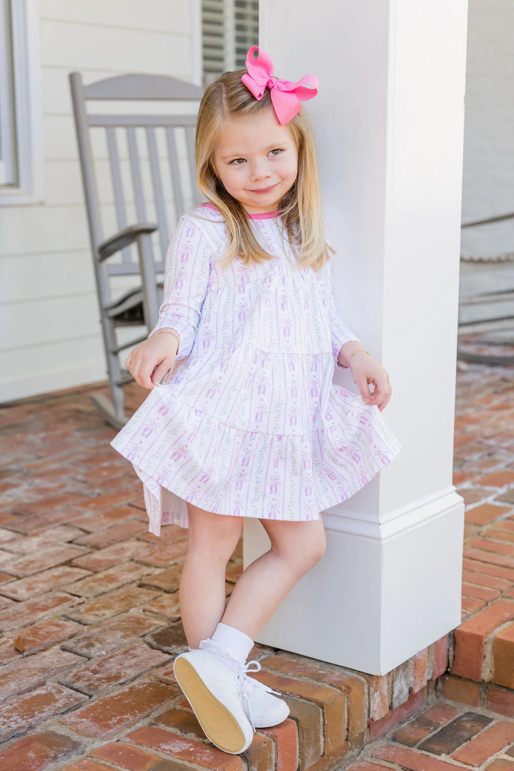 James & Lottie | Tally Twirl Dress On Pointe Knit