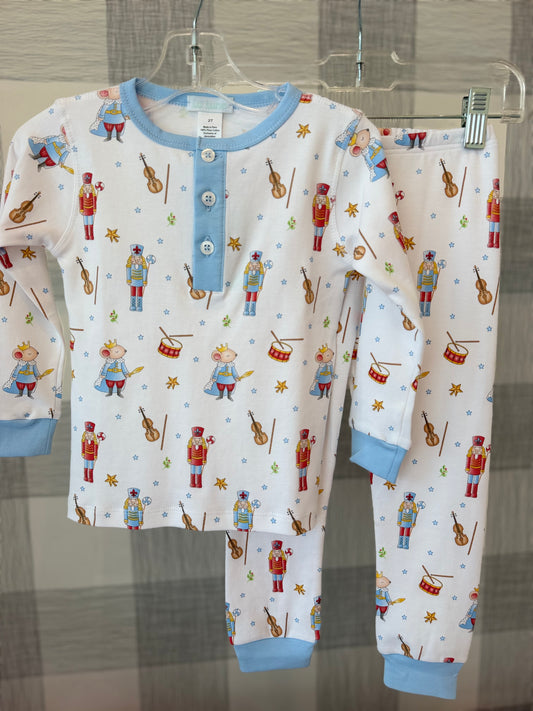 Lulu Bebe | Nutcracker Boy Pajama Set