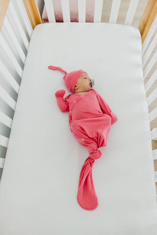 Copper Pearl - Flamingo Newborn Knotted Gown