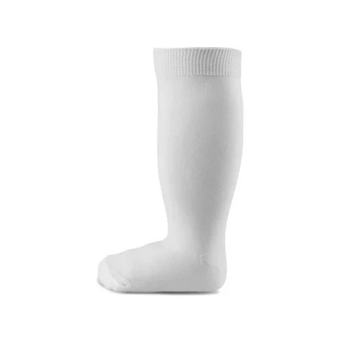 Carlomagno - Bamboo Knee High Socks White