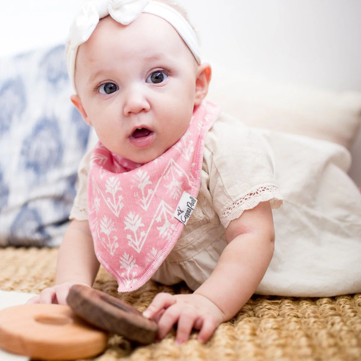 Copper Pearl - Claire Bandana Bib Set