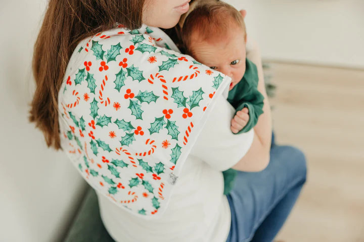 Copper Pearl - Prancer Burp Cloth Set