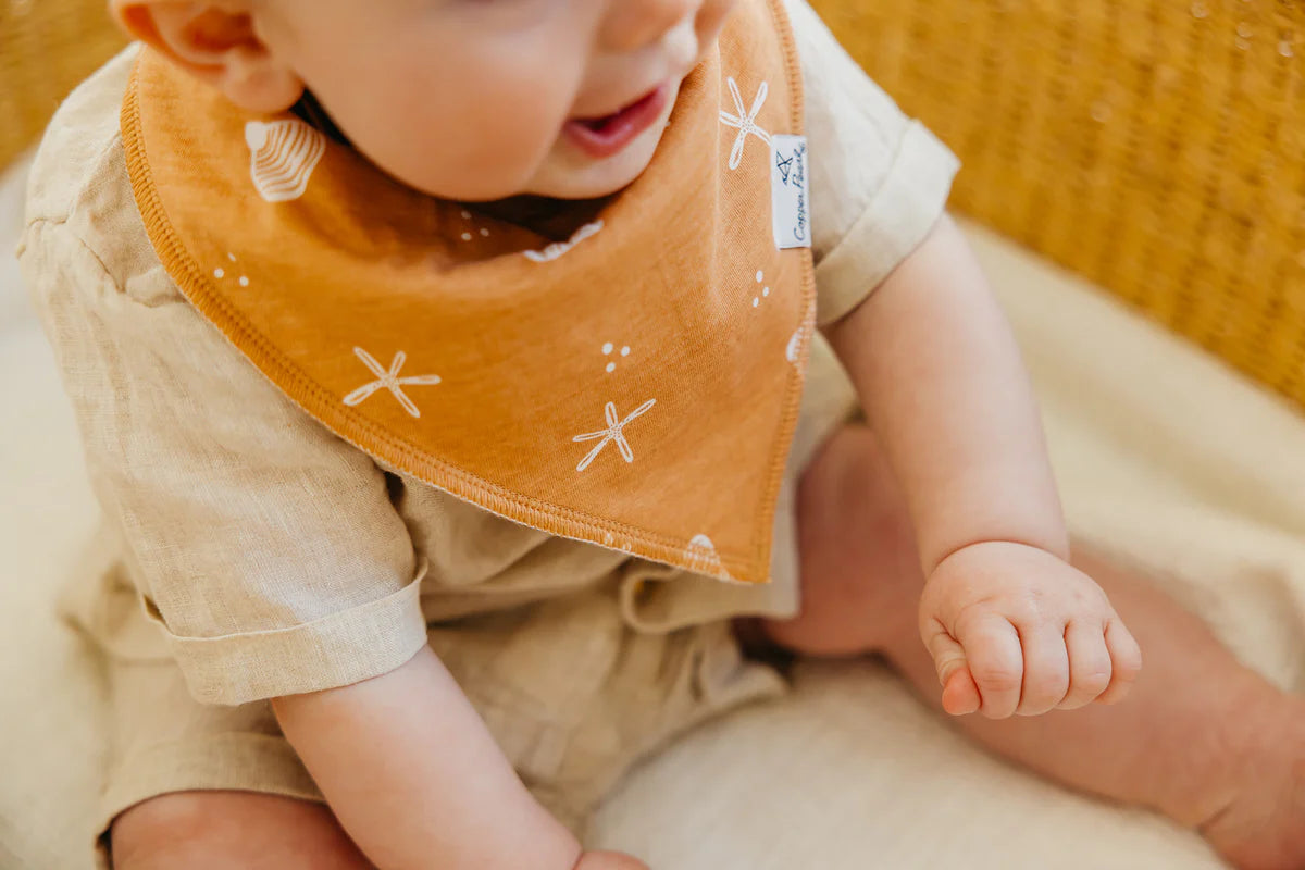 Copper Pearl - Cove Bandana Bib Set