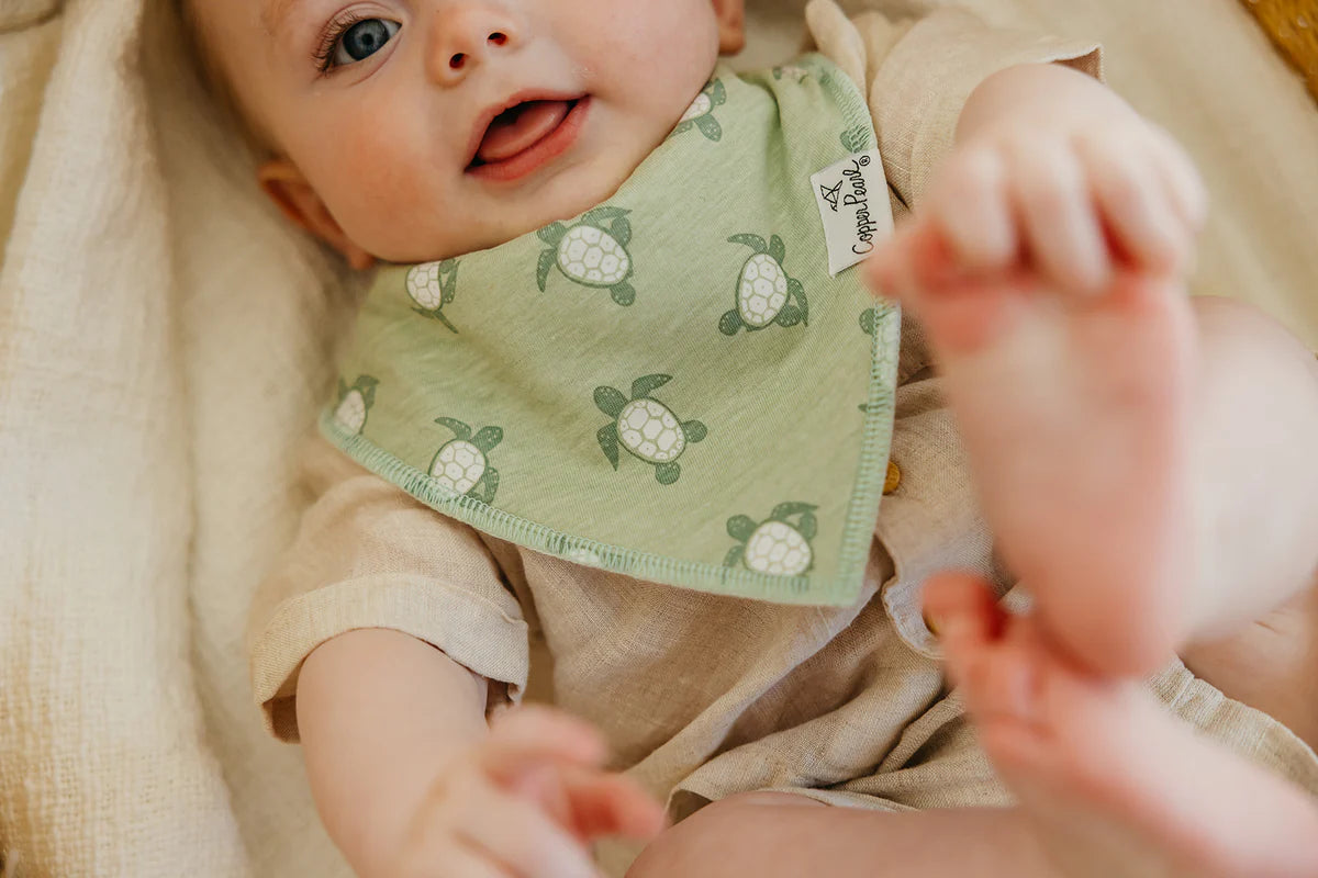 Copper Pearl - Cove Bandana Bib Set