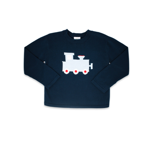 Lullaby Set - Cozy Up Sweater Navy/Train