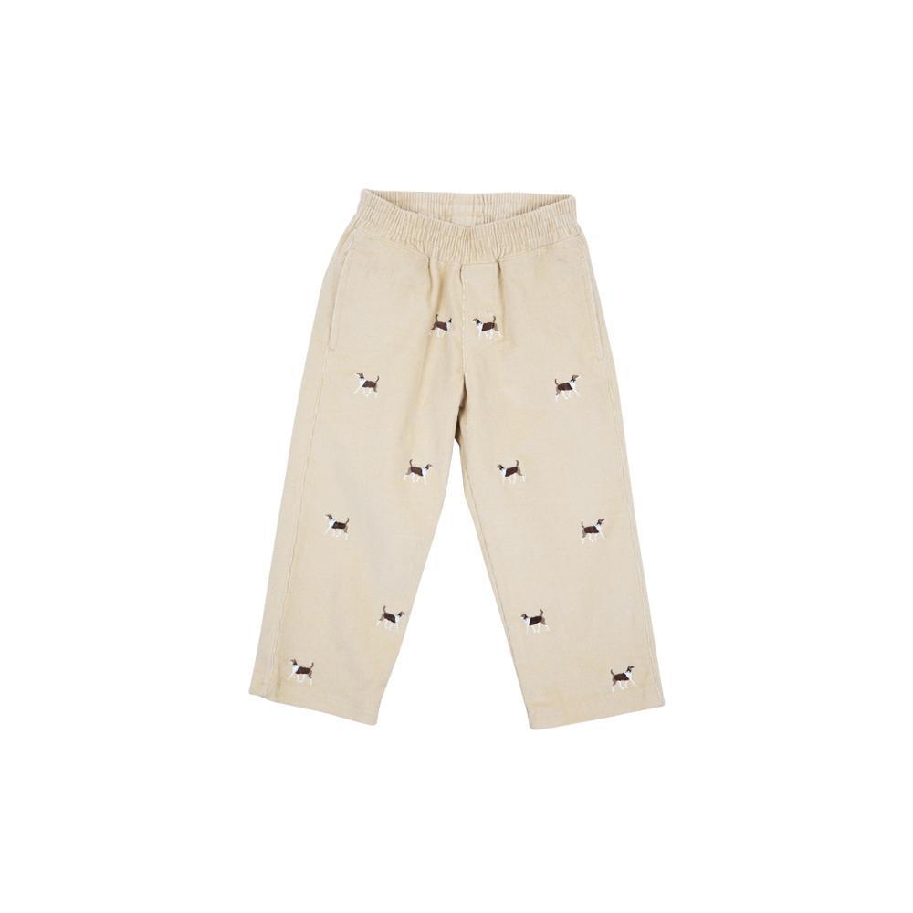 TBBC - Critter Prep School Pants Keeneland Khaki/Hound Embroidery