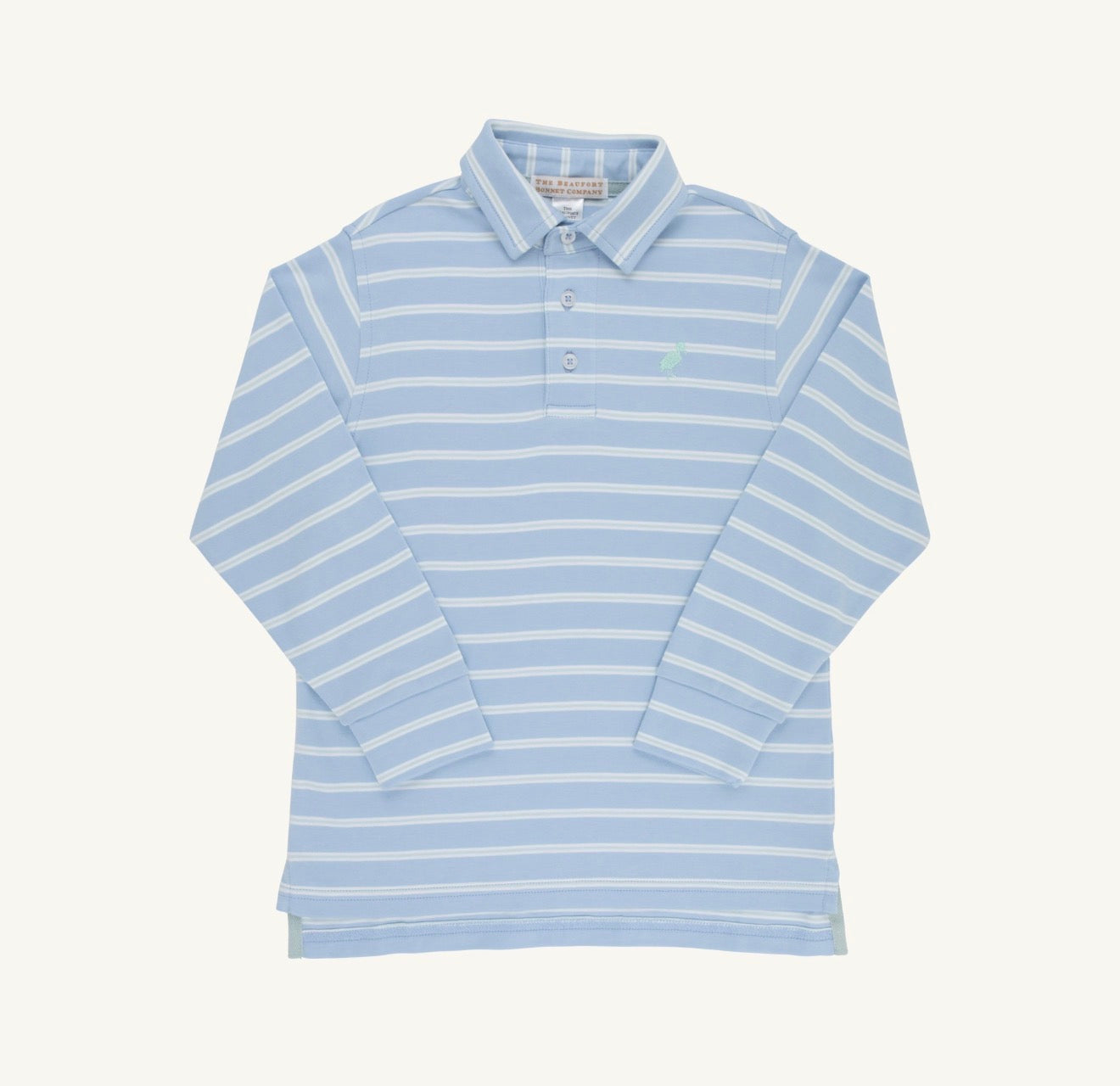 TBBC | Prim & Proper Polo LS - Sarasota Sky Stripe