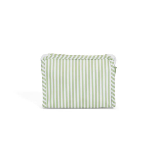TRVL | Roadie Large Zip Pouch - Pimlico Stripe Sage