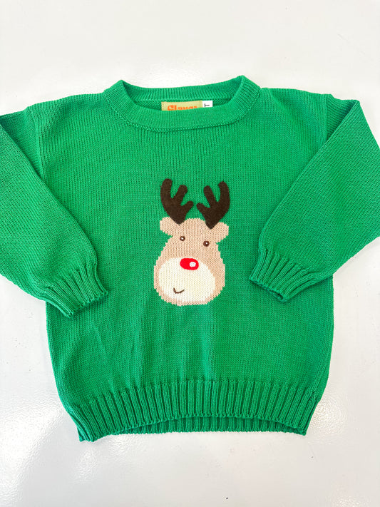 Luigi | Green Rudolph Sweater