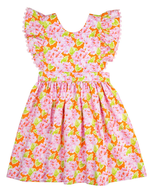 Smockingbird | Pink Bunch of Flowers Penny Dress
