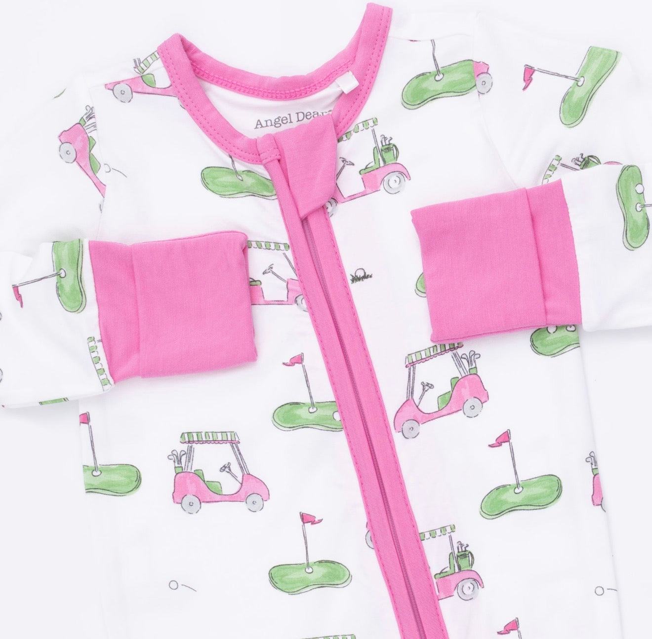 Angel Dear | Golf Carts Pink Convertible Romper