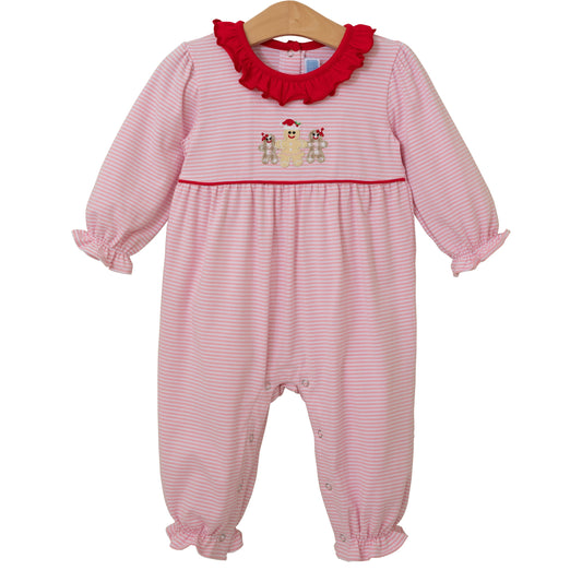 Trotter Street | Gingerbread Ruffle Romper