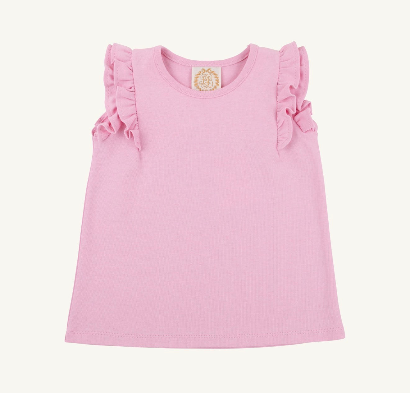TBBC | Ruehling Ruffle Top - Pier Party Pink
