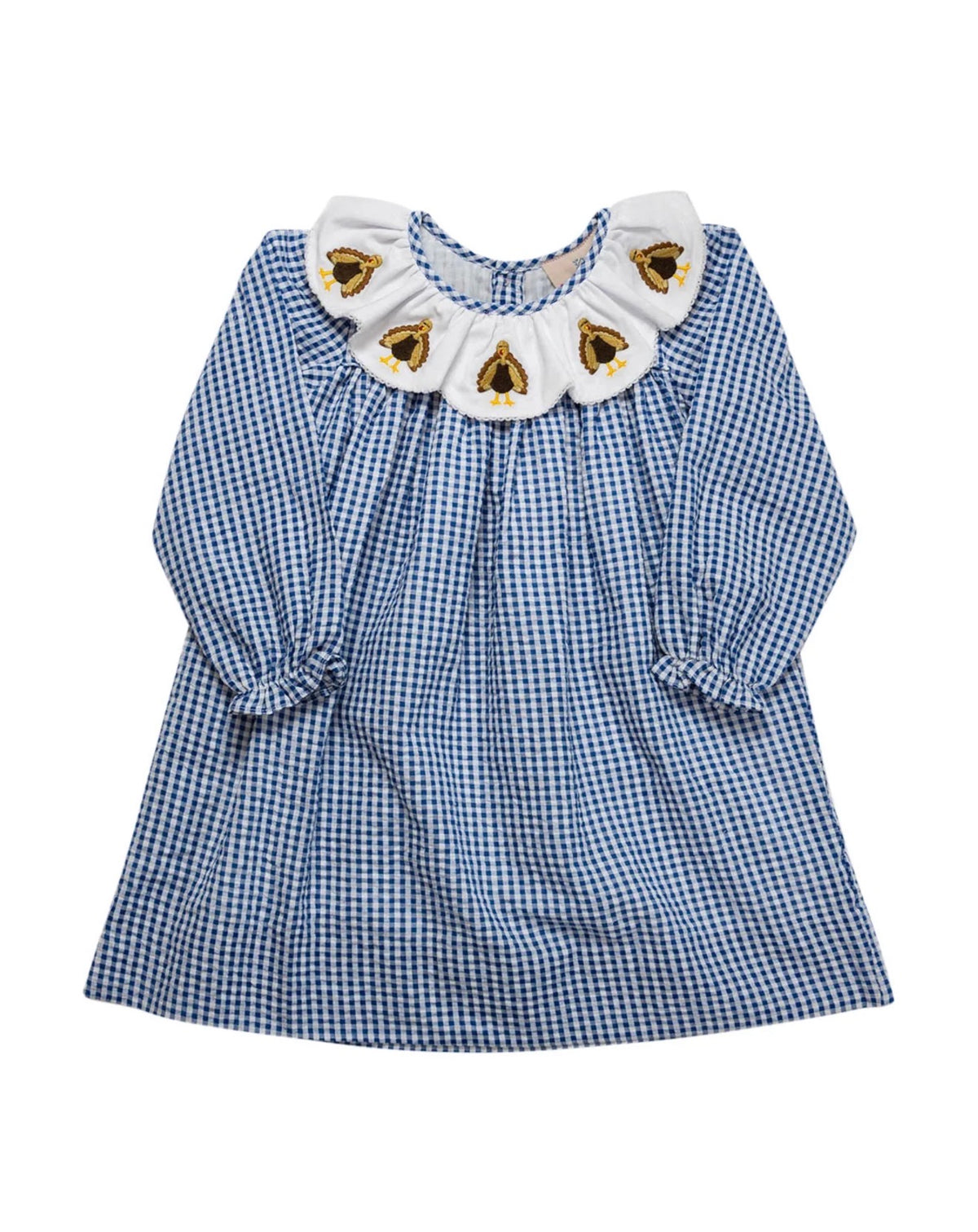 Smockingbird | Turkey Scalloped Collar Dress