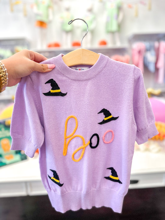 Lulu Bebe | Lavender Boo Top