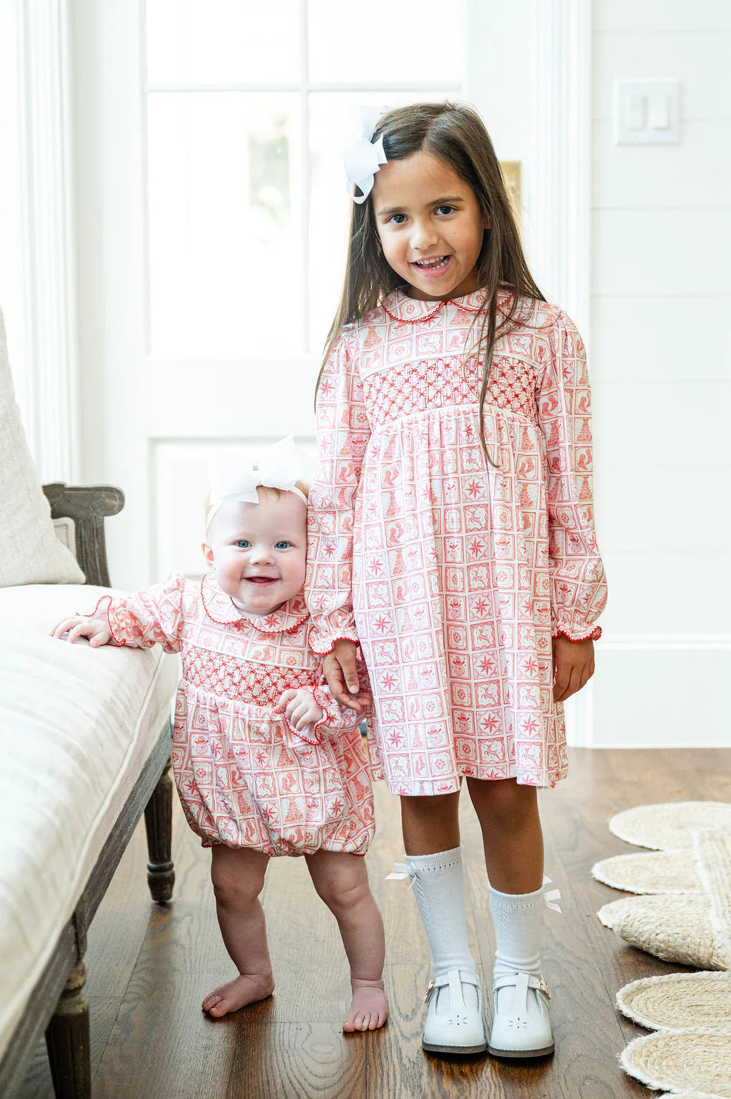 Ruth & Ralph | Christmas Tiles Libby Dress