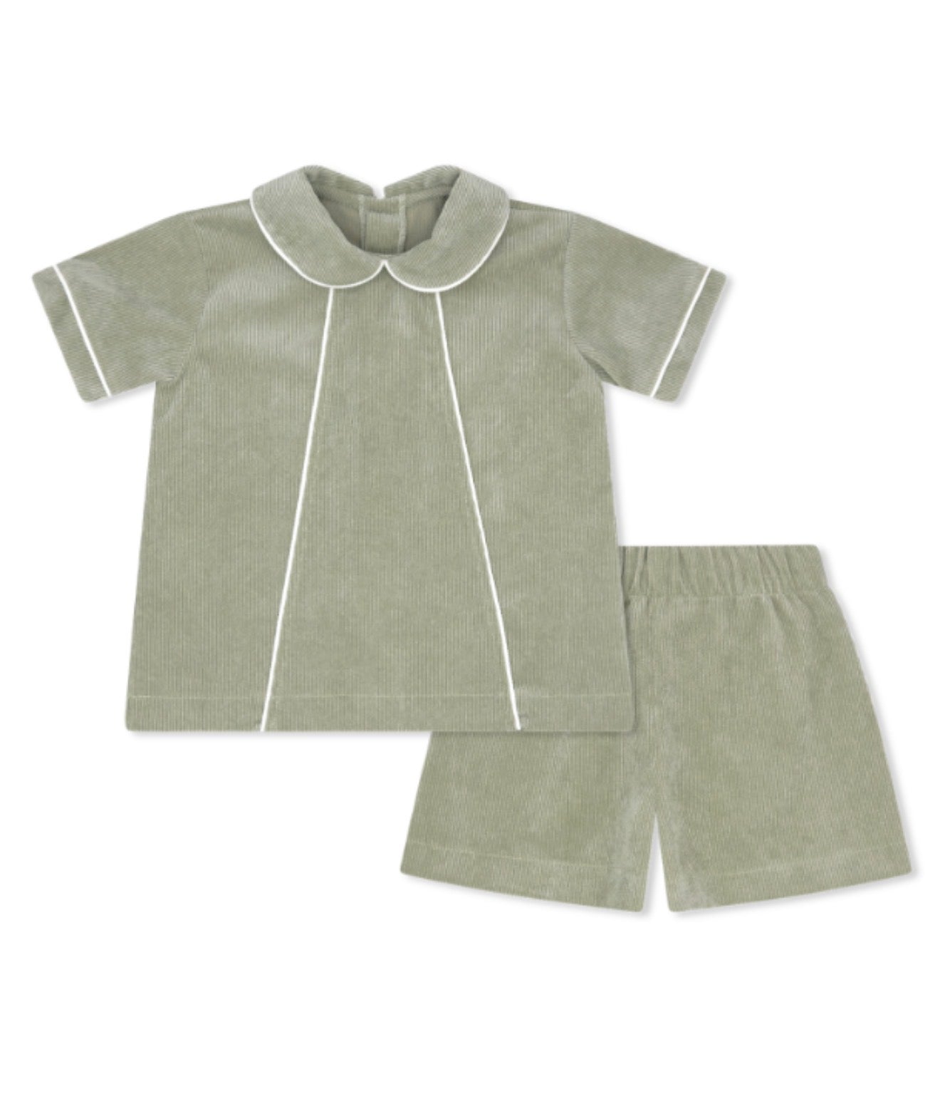 Lullaby Set | Adam Short Set - Sweetgrass Corduroy
