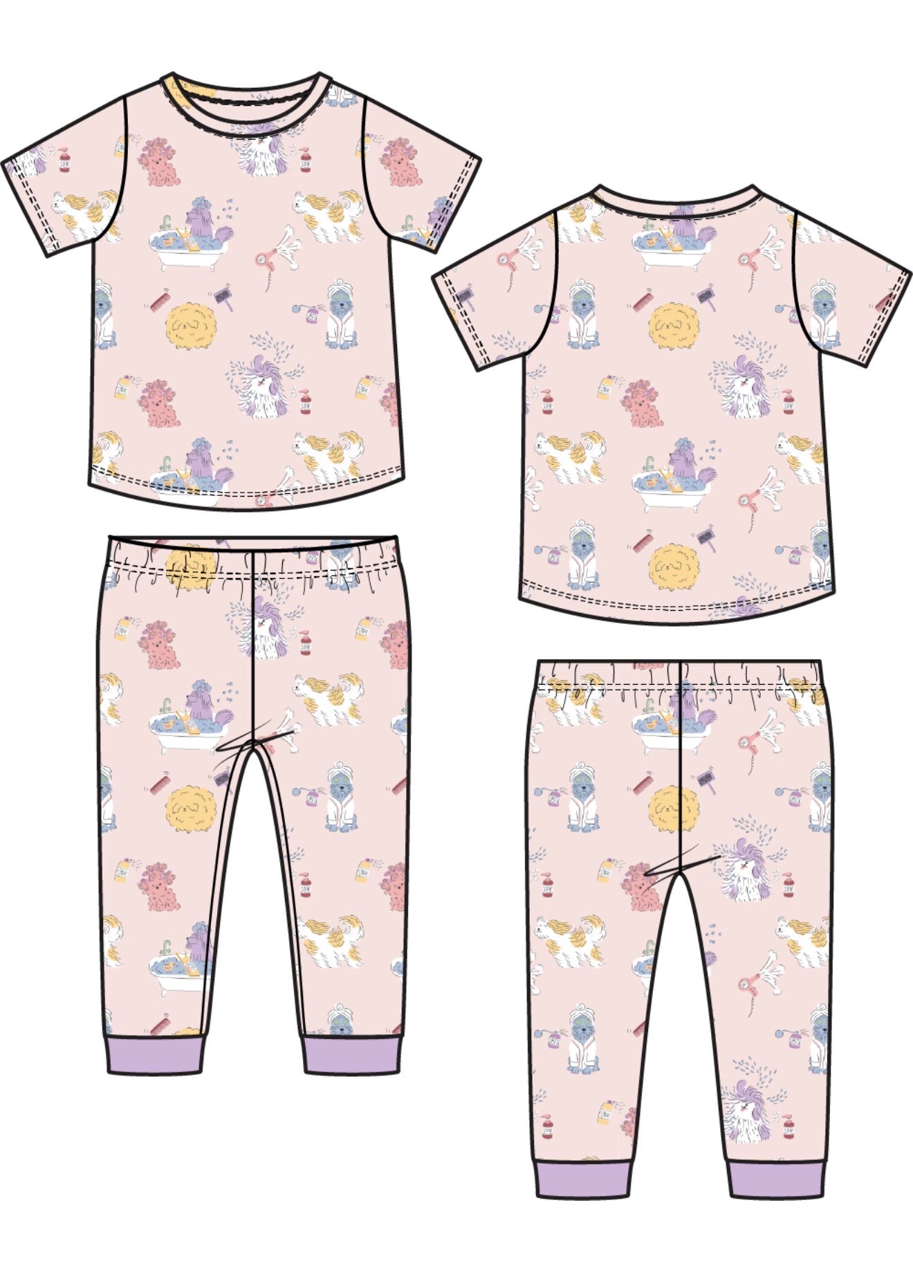 Angel Dear | Spa Dogs Loungewear Set