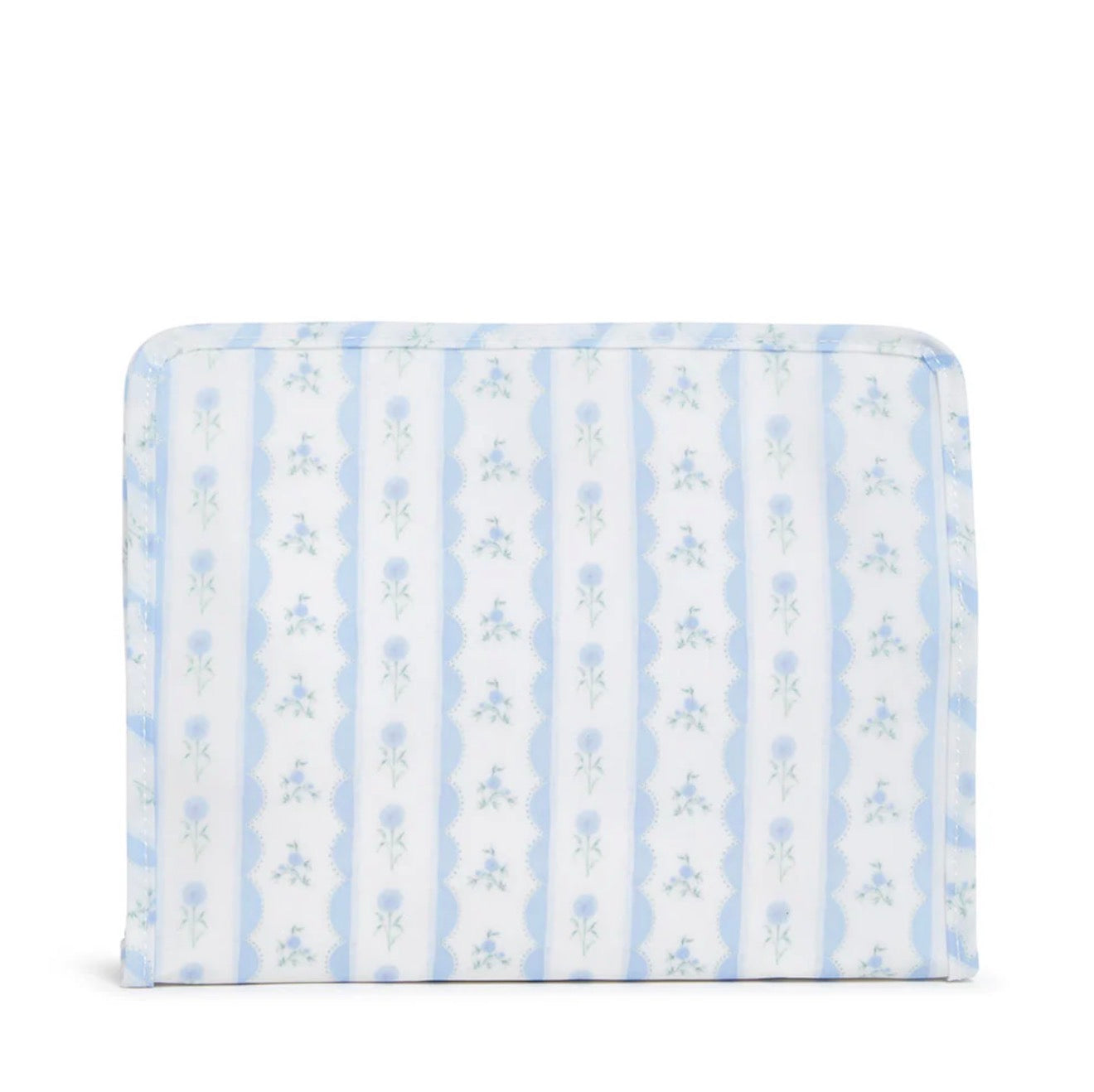 TRVL | Roadie Large Zip Pouch - Ribbon Floral Blue