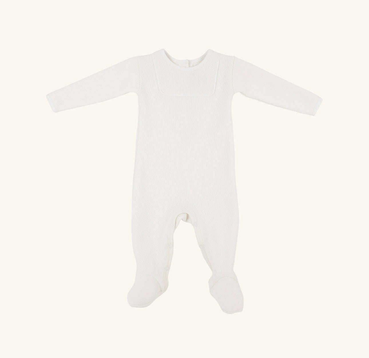 TBBC | Rock Me Romper Ribbed - Palmetto Pearl