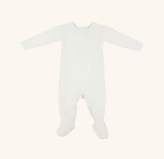 TBBC | Rock Me Romper Ribbed - Palmetto Pearl