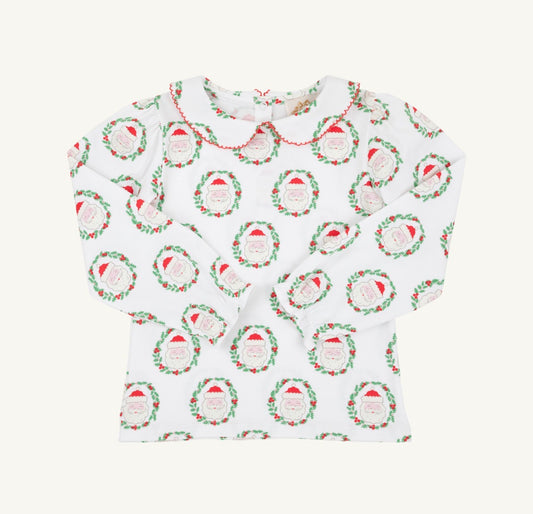 TBBC | Maude's Peter Pan Collar Shirt - North Pole Portrait
