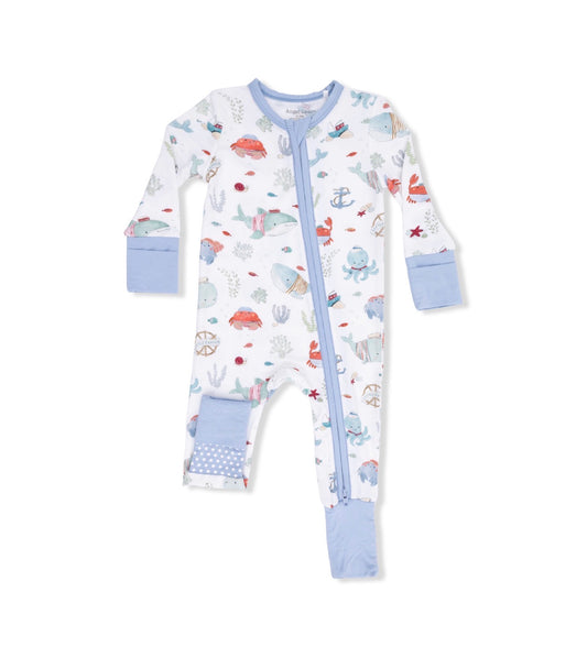 Angel Dear | Sailor Sea Creatures Convertible Romper