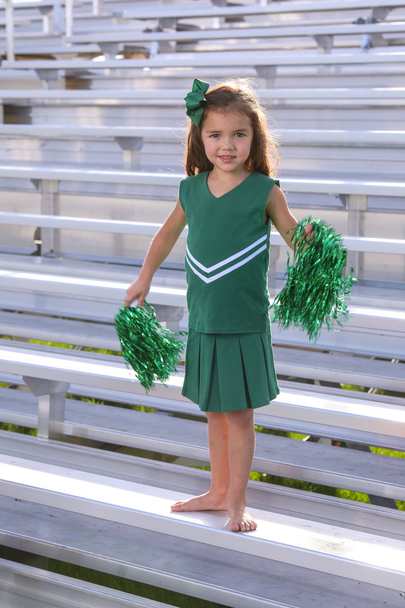 Trotter Street - Cheer Uniform Forest Green